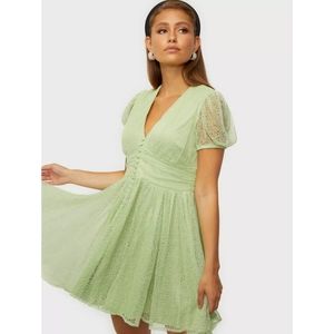 Bardot Bonnie Dress in Pistachio
